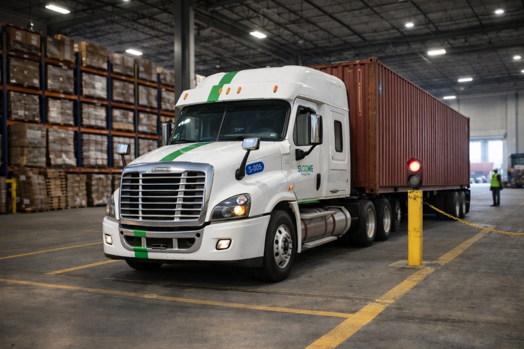 Flota SLGOME Logistics en operación